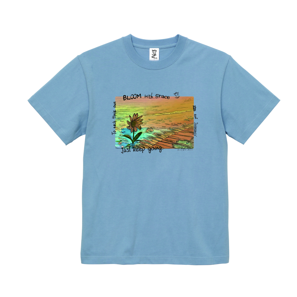 【KENT SUMMER(健人サマー) goods 2025】Tシャツ(アシッドブルー)